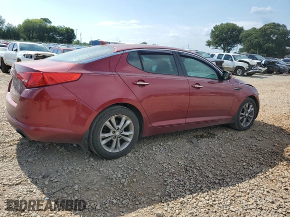 2013 Kia Optima EX with VIN 5XXGN4A78DG151613, listed as a Copart auction lot 65518035 with 185,900 mi miles and Salvage title. Bid and sale history available at DreamBid. Image 3.