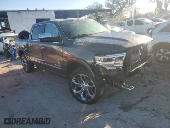 2020 Ram 1500 Limited z VIN 1C6RREHT4LN149616, wystawiony jako Copart lot #76371104 z przebiegiem 13 057 mil mil oraz Szkoda całkowita • Salvage title. Historia ofert i sprzedaży dostępna na DreamBid. Obrazek 4.