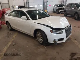 2009 Audi A4 2.0T Prem Plus with VIN WAUSF78K19N048013, listed as a IAAI auction lot 41787968 with 144,931 mi miles. Bid and sale history available at carsss.com. Image 1.