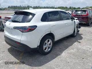 2024 Honda HR-V LX with VIN 3CZRZ1H33RM702948, listed as a IAAI auction lot 41954610 with 56,393 mi miles. Bid and sale history available at carsss.com. Image 4.