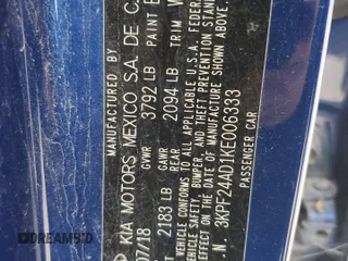 2019 Kia Forte LXS with VIN 3KPF24AD1KE006333, listed as a Copart auction lot 59503955 with 163,882 mi miles and Salvage title. Bid and sale history available at DreamBid. Image 13.