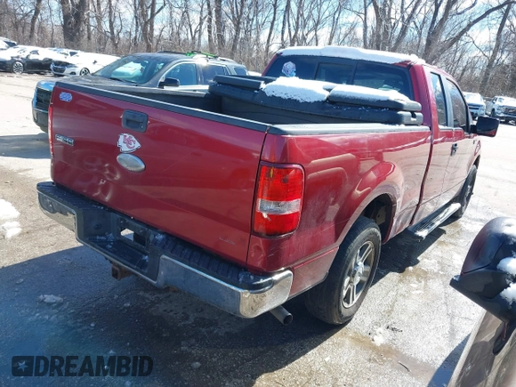 2007 Ford F-150 STX with VIN 1FTRX12W27KD25449, listed as a IAAI auction lot 41712413 with 163,826 mi miles and . Bid and sale history available at DreamBid. Image 4.