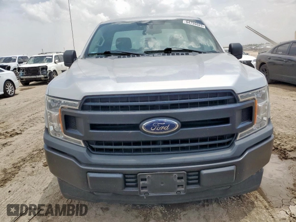 2019 Ford F-150 XL with VIN 1FTMF1CB8KKC24255, listed as a Copart auction lot 64755525 with 100,980 mi miles and Salvage title. Bid and sale history available at DreamBid. Image 5.