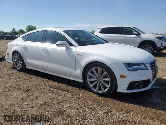 2012 Audi A7 Prestige with VIN WAU2GAFC9CN092578, listed as a Copart auction lot 58527965 with 139,673 mi miles and Salvage title. Bid and sale history available at DreamBid. Image 4.