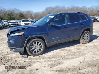 2018 Jeep Cherokee Limited with VIN 1C4PJMDX3JD530970, listed as a Copart auction lot 45639065 with 141,241 mi miles and Salvage Title. Bid and sale history available at carsss.com. Image 1.