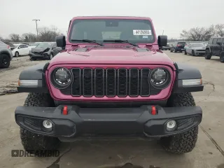 2024 Jeep Wrangler Rubicon with VIN 1C4PJXFG9RW346079, listed as a Copart auction lot 44136565 with 2,447 mi miles and Salvage Title. Bid and sale history available at DreamBid. Image 5.