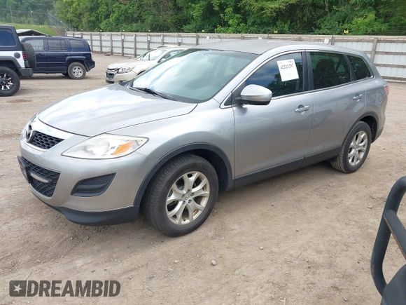 2012 Mazda CX-9 Touring with VIN JM3TB2CV6C0343840, listed as a IAAI auction lot 42221257 with 148,409 mi miles and . Bid and sale history available at carsss.com. Image 2.
