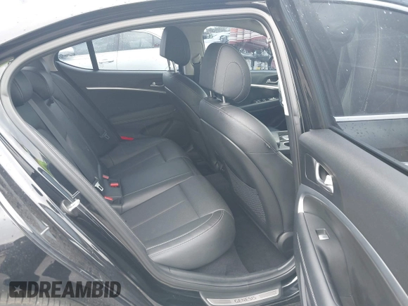 2021 Genesis G70 2.0T with VIN KMTG64LA8MU067129, listed as a IAAI auction lot 41364886 with 48,043 mi miles and . Bid and sale history available at DreamBid. Image 8.