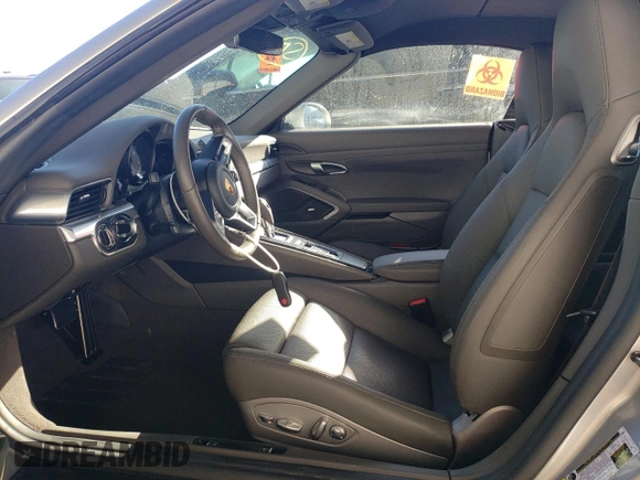 2017 Porsche 911 Carrera S with VIN WP0CB2A92HS155715, listed as a Copart auction lot 75542204 with 0 mi miles and Non Repairable. Bid and sale history available at carsss.com. Image 7.