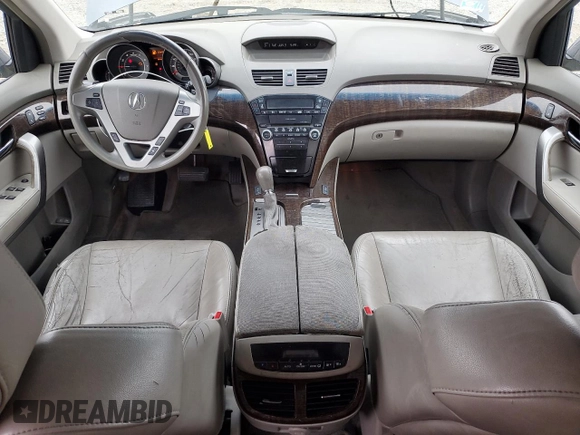 2011 Acura MDX with VIN 2HNYD2H26BH508846, listed as a Copart auction lot 58979975 with 207,604 mi miles and Salvage title. Bid and sale history available at DreamBid. Image 8.