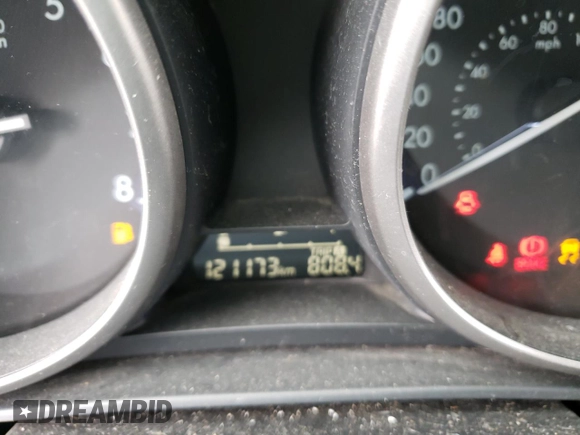 2012 Mazda 3 GX with VIN JM1BL1KFXC1532250, listed as a Copart auction lot 38709862 with 121,173 mi miles and Salvage Title. Bid and sale history available at carsss.com. Image 8.