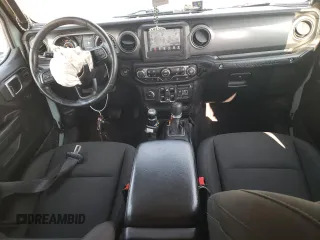 2023 Jeep Wrangler Willys with VIN 1C4HJXDG9PW615072, listed as a Copart auction lot 59606805 with 72,969 mi miles and Salvage title. Bid and sale history available at DreamBid. Image 8.