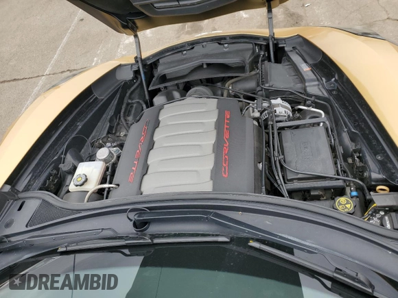 2017 Chevrolet Corvette Grand Sport 1LT with VIN 1G1YW2D79H5105602, listed as a Copart auction lot 42598795 with 34,380 mi miles and Salvage Title. Bid and sale history available at carsss.com. Image 11.