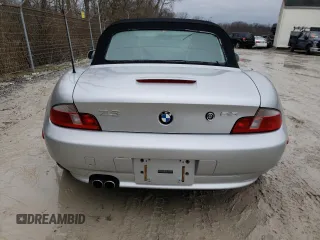 2000 BMW Z3 2.5L with VIN WBACH9349YLF91237, listed as a Copart auction lot 84605174 with 69,997 mi miles and Salvage Title. Bid and sale history available at carsss.com. Image 10.