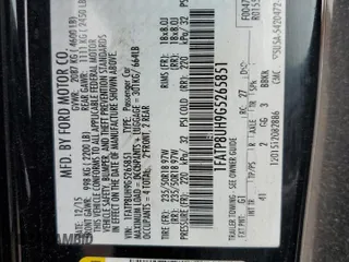2016 Ford Mustang EcoBoost Premium z VIN 1FATP8UH9G5265851, wystawiony jako Copart lot #58634275 z przebiegiem 107 670 mil mil oraz Szkoda całkowita • Salvage title. Historia ofert i sprzedaży dostępna na DreamBid. Obrazek 12.