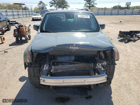 2018 Jeep Renegade Altitude with VIN ZACCJABB5JPH24924, listed as a Copart auction lot 49284125 with 155,327 mi miles and Non Repairable. Bid and sale history available at carsss.com. Image 5.