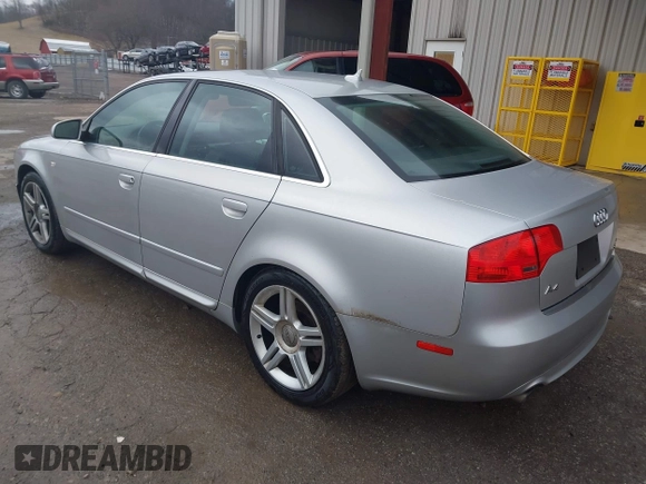 2008 Audi A4 2.0T with VIN WAUDF78E68A110062, listed as a IAAI auction lot 41727732 with 122,633 mi miles and . Bid and sale history available at DreamBid. Image 3.