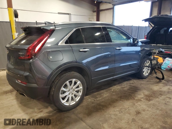 2021 Cadillac XT4 AWD Luxury with VIN 1GYFZBR49MF074936, listed as a Copart auction lot 66884034 with 38,695 mi miles and Salvage Title. Bid and sale history available at carsss.com. Image 3.