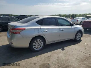 2014 Nissan Sentra S with VIN 3N1AB7AP6EL620433, listed as a Copart auction lot 53177425 with 126,931 mi miles and Salvage Title. Bid and sale history available at carsss.com. Image 3.