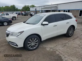 2016 Acura MDX Technology z VIN 5FRYD4H47GB033495, wystawiony jako Copart lot #56834725 z przebiegiem 157 404 mil mil oraz Szkoda całkowita • Salvage title. Historia ofert i sprzedaży dostępna na DreamBid. Obrazek 1.