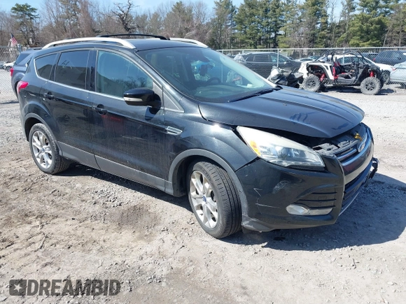 2014 Ford Escape Titanium with VIN 1FMCU9JX2EUA96338, listed as a IAAI auction lot 41806850 with 127,745 mi miles. Bid and sale history available at carsss.com. Image 1.
