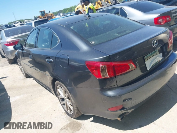 2011 Lexus IS 250 with VIN JTHCF5C24B5047364, listed as a IAAI auction lot 42047798 with 248,628 mi miles and . Bid and sale history available at DreamBid. Image 3.