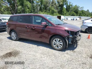2018 Kia Sedona LX with VIN KNDMB5C10J6357318, listed as a Copart auction lot 54862705 with 64,474 mi miles and Salvage Title. Bid and sale history available at DreamBid. Image 4.