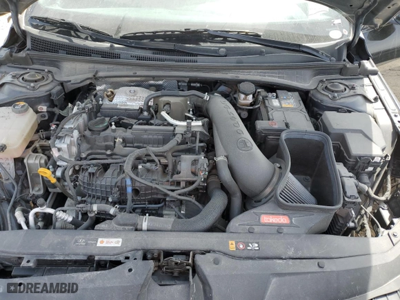 2023 Hyundai Elantra N with VIN KMHLW4AK9PU014867, listed as a Copart auction lot 49674295 with 46,886 mi miles and Salvage Title. Bid and sale history available at carsss.com. Image 12.