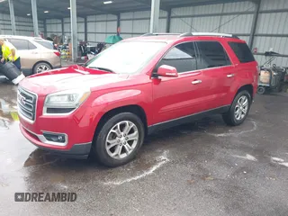 2014 GMC Acadia SLT with VIN 1GKKRRKD6EJ154317, listed as a IAAI auction lot 42104883 with 182,325 mi miles. Bid and sale history available at carsss.com. Image 2.
