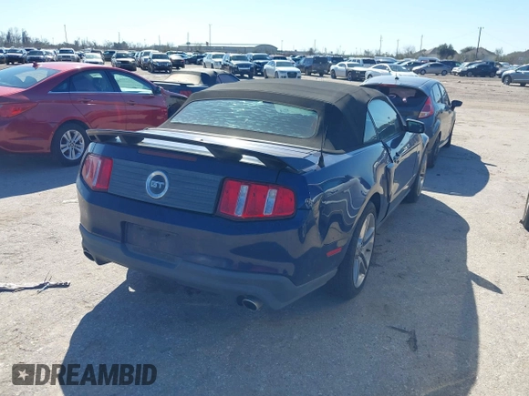 2011 Ford Mustang GT with VIN 1ZVBP8FF0B5137425, listed as a IAAI auction lot 41658857 with 123,072 mi miles and . Bid and sale history available at DreamBid. Image 4.