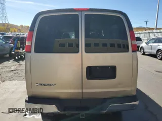 2007 Chevrolet Express Passenger with VIN 1GAHG35U371139158, listed as a Copart auction lot 77185544 with Not provided miles and Salvage title. Bid and sale history available at DreamBid. Image 6.