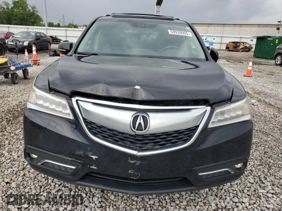 2014 Acura MDX Advance with VIN 5FRYD4H81EB017079, listed as a Copart auction lot 59939905 with 189,441 mi miles and Salvage title. Bid and sale history available at DreamBid. Image 5.