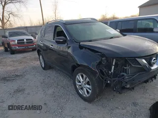 2015 Nissan Rogue SL with VIN 5N1AT2MV2FC870090, listed as a IAAI auction lot 41794859 with 117,519 mi miles and . Bid and sale history available at carsss.com. Image 1.
