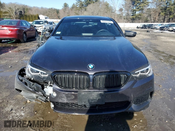 2019 BMW 5 Series 540i xDrive with VIN WBAJE7C57KWD55821, listed as a Copart auction lot 42227935 with 31,469 mi miles and Salvage Title. Bid and sale history available at carsss.com. Image 5.