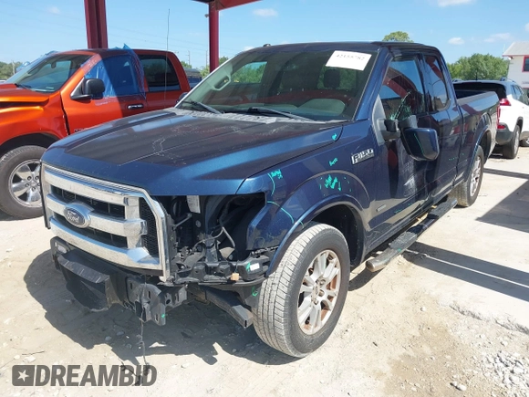 2016 Ford F-150 XL with VIN 1FTEX1CP2GFC04709, listed as a IAAI auction lot 42155782 with 123,931 mi miles and . Bid and sale history available at carsss.com. Image 2.