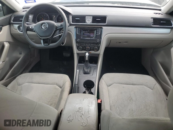 2017 Volkswagen Passat S with VIN 1VWAT7A30HC048893, listed as a Copart auction lot 55266315 with 199,490 mi miles and Salvage title. Bid and sale history available at DreamBid. Image 8.