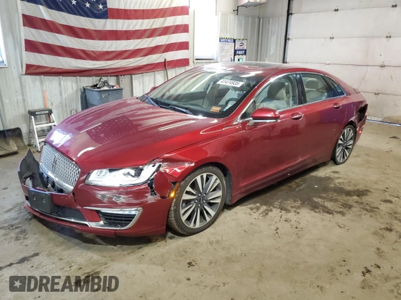 2017 Lincoln MKZ Reserve z VIN 3LN6L5FC1HR623408, wystawiony jako Copart lot #41474935 z przebiegiem 81 614 mil mil oraz Szkoda całkowita • Salvage title. Historia ofert i sprzedaży dostępna na DreamBid. Obrazek 1.