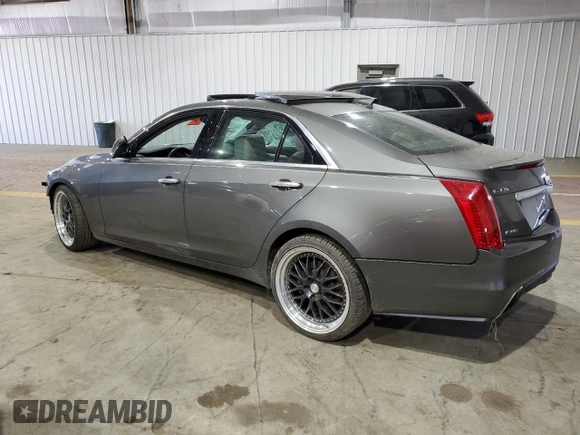 2017 Cadillac CTS Luxury AWD with VIN 1G6AX5SX2H0145966, listed as a Copart auction lot 55835324 with Not provided miles and Salvage title. Bid and sale history available at DreamBid. Image 2.