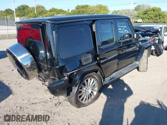 2021 Mercedes-Benz G 550 with VIN W1NYC6BJ9MX384739, listed as a IAAI auction lot 41699198 with 45,342 mi miles and . Bid and sale history available at DreamBid. Image 4.