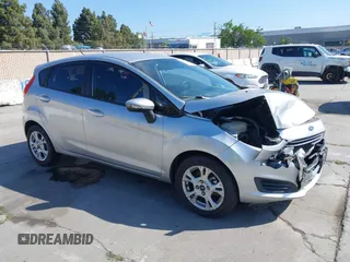 2014 Ford Fiesta SE with VIN 3FADP4EJ8EM121567, listed as a IAAI auction lot 42229439 with 108,640 mi miles and . Bid and sale history available at DreamBid. Image 1.