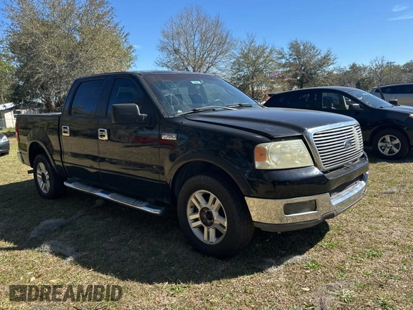 2005 Ford F-150 XLT with VIN 1FTPW12575KE12987, listed as a Copart auction lot 48539135 with 217,115 mi miles and Salvage Title. Bid and sale history available at carsss.com. Image 1.