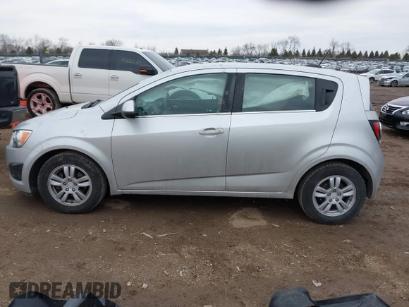 2016 Chevrolet Sonic LT with VIN 1G1JC6SH4G4151436, listed as a IAAI auction lot 41709048 with 121,121 mi miles. Bid and sale history available at carsss.com. Image 14.