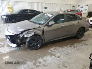 2023 Hyundai Elantra Blue z VIN KMHLM4AJXPU043212, wystawiony jako Copart lot #52154075 z przebiegiem 20 747 mil mil oraz Szkoda całkowita • Salvage title. Historia ofert i sprzedaży dostępna na DreamBid. Obrazek 1.