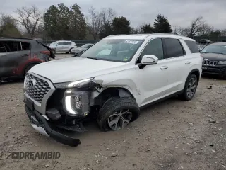 2022 Hyundai Palisade SEL z VIN KM8R4DHE7NU342866, wystawiony jako Copart lot #41372945 z przebiegiem 89 375 mil mil oraz Szkoda całkowita • Salvage title. Historia ofert i sprzedaży dostępna na DreamBid. Obrazek 1.