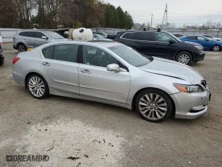 2014 Acura RLX Advance Pkg with VIN JH4KC1F92EC800038, listed as a Copart auction lot 79177824 with 285,995 mi miles and Salvage Title. Bid and sale history available at carsss.com. Image 4.