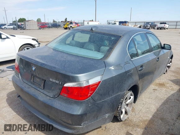 2005 BMW 5 Series 525i with VIN WBANA53595B864741, listed as a IAAI auction lot 42355056 with 59,876 mi miles and . Bid and sale history available at DreamBid. Image 4.