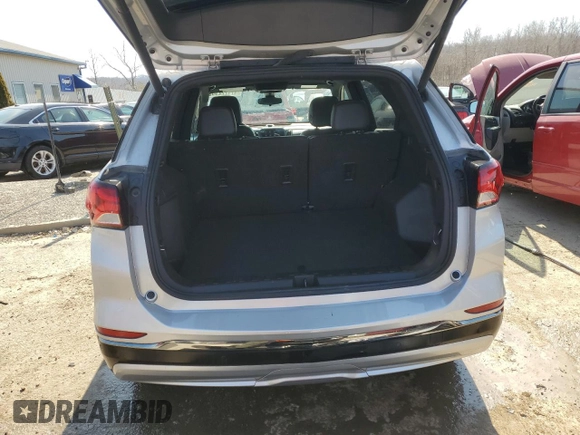 2022 Chevrolet Equinox RS with VIN 3GNAXMEV8NS171484, listed as a Copart auction lot 47122295 with 46,888 mi miles and Salvage Title. Bid and sale history available at DreamBid. Image 6.