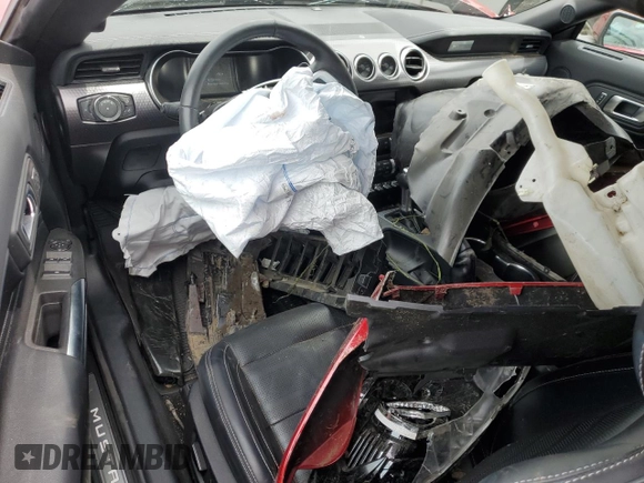 2019 Ford Mustang GT Premium with VIN 1FATP8FF4K5193350, listed as a Copart auction lot 54362005 with 34,431 mi miles and Salvage title. Bid and sale history available at DreamBid. Image 8.
