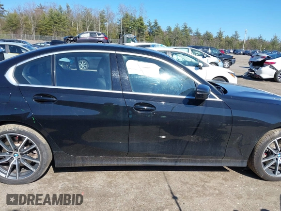 2019 BMW 3 Series 330i xDrive with VIN WBA5R7C59KFH30971, listed as a IAAI auction lot 42005244 with 59,514 mi miles and . Bid and sale history available at DreamBid. Image 13.