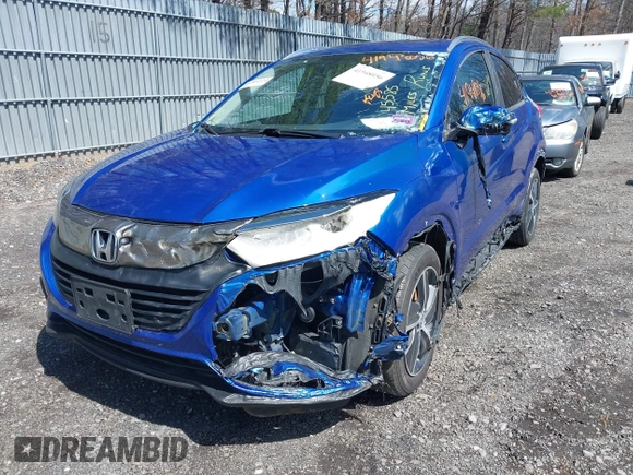 2022 Honda HR-V EX with VIN 3CZRU6H51NM734255, listed as a IAAI auction lot 41948056 with 45,585 mi miles. Bid and sale history available at carsss.com. Image 2.